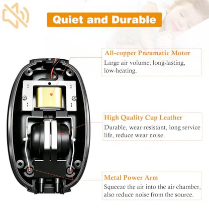 4W/5W/8W Aquarium Corded Electric Air Pump, 96GPH/160GPH/256GPH Dual Outlet & 4-Outlet Oxygen Pump, Ultra Quiet Aquarium Bubbler for Fish and Turtle Tanks up to 300 Gallons - style: 2 Outlets-5W