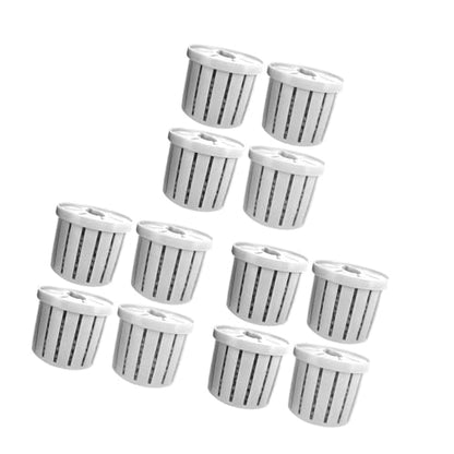 16lots Plant Container Aquariums Planting Basket for Homes and Public Aquariums Water Plant Fixing Basket - color: White