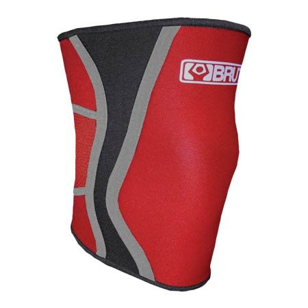 Brute Icon Padless Knee Sleeve - SIZE: Large, COLOR: Red