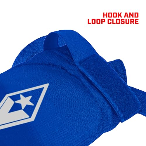 Revgear Slip-on Muay Thai Signature Elbow Pads, MMA, Jiu Jitsu, Krav MAGA - color: Blue, size: Large/XLarge