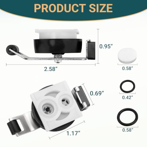 75077878 Air Pump Repair Kit forTetra Whisper 60 & 100 Filter, 2 Pack | Aquarium Bubbler Repair Parts Fits Models 75077878 & 77848,