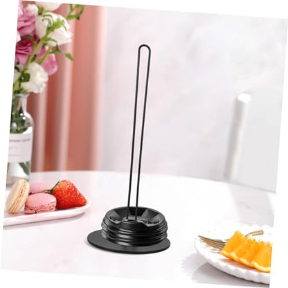 Luxshiny 2Pcs Vertical Cup Lid Organizer Space Saving Stacking Rack for Mason Jar Covers Holder for Kitchen Countertop Storage No Drill Installation