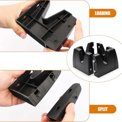 6 PCS Car Multifunctional Trunk Holder, PP Stable Structure Trunk Cargo Fixing Divider Organizer, Small and Portable Quick Installation Accessories, Suitable for Most Cars SUVs Trucks (Black)
