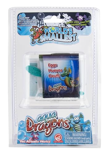 World’s Smallest Aqua Dragons, Live Aquatic Pets Hatch & Grow Miniature Science Kit for Ages 6 and up
