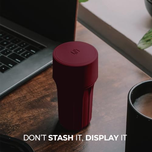 Staze Air Tight Smell Proof Container (148ml) – Vacuum Seal Jar -Waterproof Food Storage Canister, Portable Small Smell Proof Jar for Coffee, Herb, Spice & Gummies - (VISTA TRIO) - color: VISTA TRIO