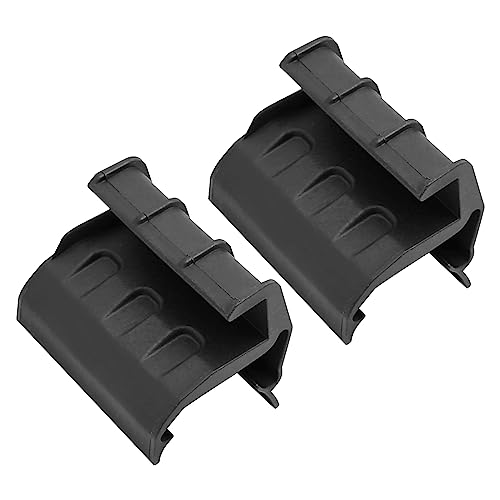 1 Pair Black Left Right Soft Top Rear Window Clips Retainer Brackets Tailgate Bar Holders Replacement for Jeep Wrangler JK JKU 2 Door 4 Door 2007-2018