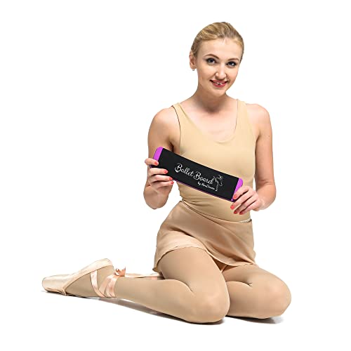 Ballet Turning Spin Board for Dance and Figure Skating. Portable Training Equipment for Dance. Make Your Turns, Pirouette and Balance Better. - color: Pink with carry bag