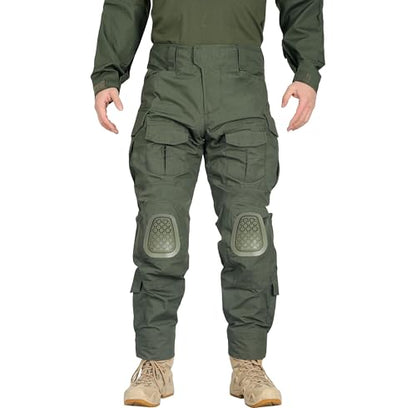 G3 Tactical Knee Pads 1 Pair Protective Knee Pads Inserts for Tactical Airsoft Paintball Hunting Combat Pants Army Green - color: Army green