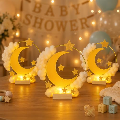 12 Sets Twinkle Little Star Gender Reveal Decorations