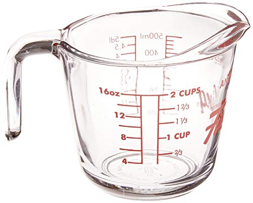 Anchor Hocking Fire-king 16 Oz Glass Measuring Cup - size: 2-Cup