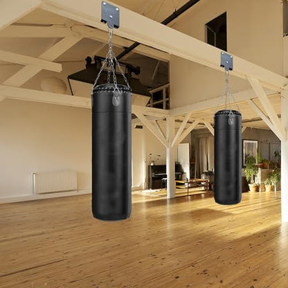 Heavy Punching Boxing Bag Hanger, Heavy Duty Bag Hanger Bracket, 360° Rotation Wall Ceiling Mount Wood Beam Hook for Boxing Muay Thai Training, Aerial Yoga Swing & Hammock