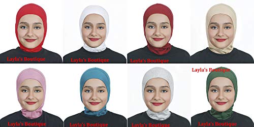 AL AMIRA Girls Hijab - One pcs Ninja Hijab - headband - underscarf Cap - - color: Gray