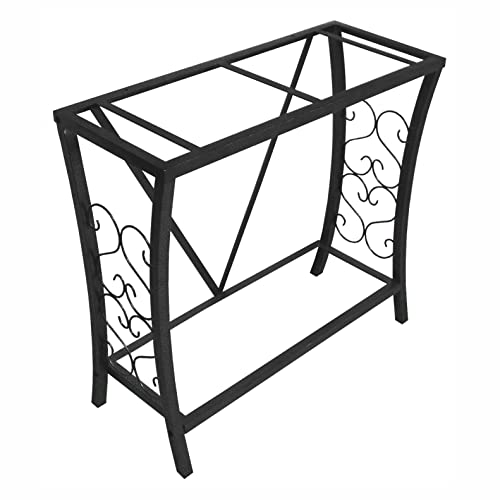 Aquatic Fundamentals 29 Gallon Metal Aquarium Stand, 30.3" L x 12.5" W, Black - size: 29 Gallon