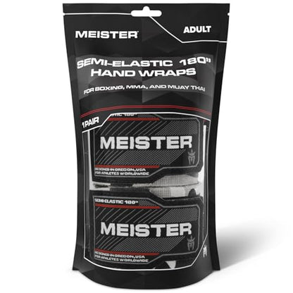 Meister Adult 180" Semi-Elastic Hand Wraps for MMA & Boxing (Pair) - color: Urban Camo