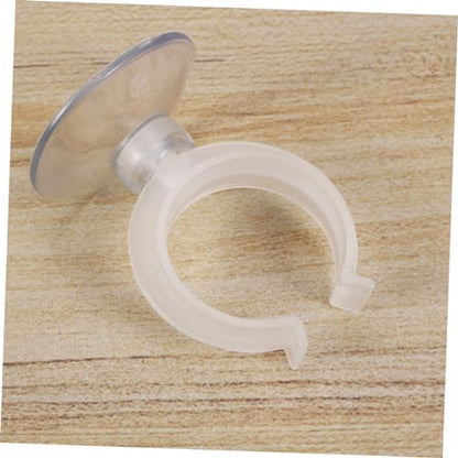 minkissy Aquarium Fixed Clip 6 Pack Water Pipe Fixing Clip with Suction Cup for Fish Tank Inlet Outlet Tubing Water Holder Clamp for Small Aquarium Accessories 1.77 X 1.45 X 1.45 in - size: Size 3