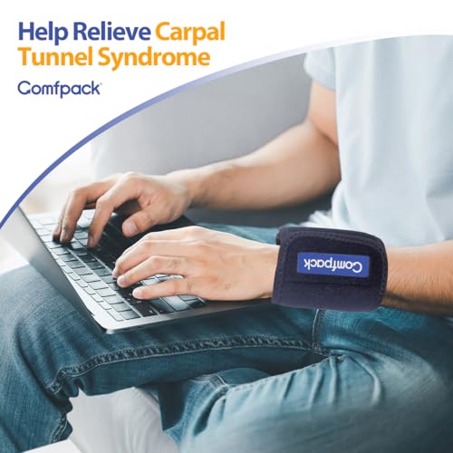 Comfpack Cold Therapy Wrap with 2 Gel Packs for Pain Relief, Reusable Gel Ice Pack for Arch, Foot, Wrist, Ankle, Relief for Arch Pain, Plantar Fasciitis, Instep Pain, Swelling, Extensor Tendonitis - size: Black, style: 1 Sleeve + 2 Gel Packs
