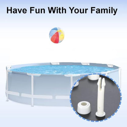 36Pcs Plastic Pool Joint Pins & Pool Seals(2.36 Inch) | Compatible with Intex 13'-24' Above Ground Round Metal Frame Pools and Intex Rectangular Metal Frame Pools - size: 2.36 Inch