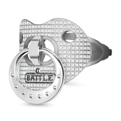 Battle Sports Binky Oxygen Football Mouthguard - Detachable Strap, Maximum Breathability, Works with Braces & No Boiling Required - color: Diamond