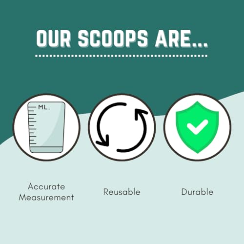 13 mL (13 CC) Long Handle Plastic Measuring Spoon for Coffee, Protein Powder, Pet Food, Spices, Grains, Dry Goods – Food-Grade BPA-Free (Pack of 1) - size: 13 mL | 13 cc