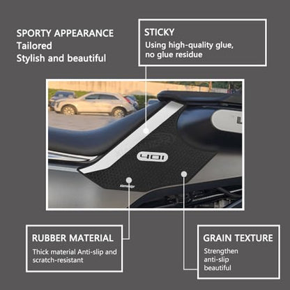 for svartpilen 401 Motorcycle Tank pad Non-Slip Side Fuel Tank Stickers Pad Rubber Sticker 2023 Svartpilen 401 Accessories 2019-2023