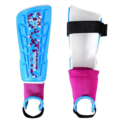 Vizari Soccer Shin Guards with Ankle Protection for Kids, Youth, Adult Sizes - Lightweight & Durable Shinguards for Boys, Girls, Toddlers (Ages 3+) - size: Small