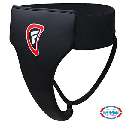 Farabi Female Groin Guard Boxing MMA Muay Thai Kickboxing Martial Arts Defense Fight Basketball Volleyball Football Hockey ice Hockey Cricket Athletics Combat L Guard Groin Protector. - color: Black