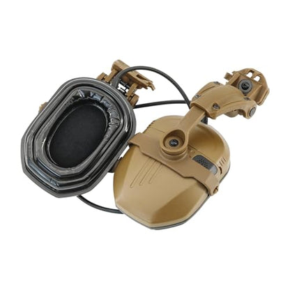 Ear Defender Hearing Protection Safety Earmuffs Noise Reduction with Gel EarPad for Outdoor Sports (CB) - color: Cb