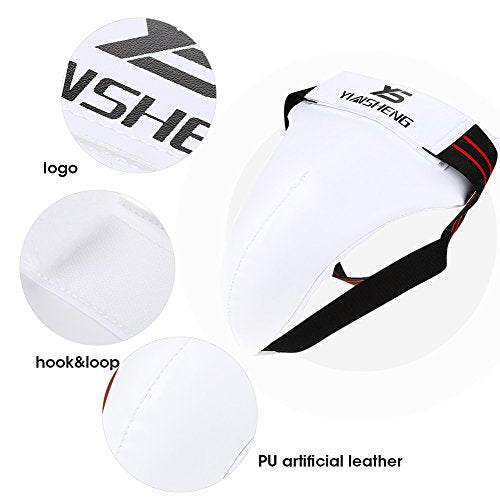 Groin Guard Guard Protector Karate Kickboxing MMA Martial Arts Boxing Groin Support(L)