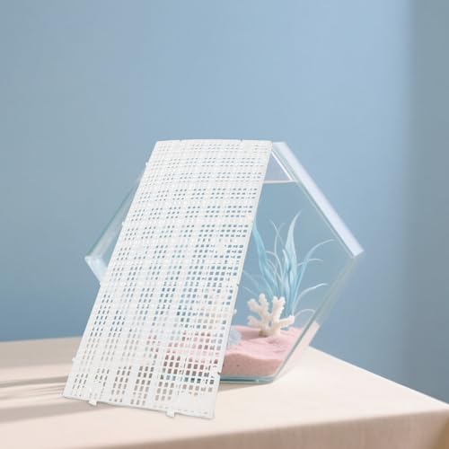 Abaodam 10pcs Plastic Egg Crate Divider Panel 30x15cm Aquarium Grid Mesh Bottom Filter Board for Fish Tank Separation and Breeding Isolation