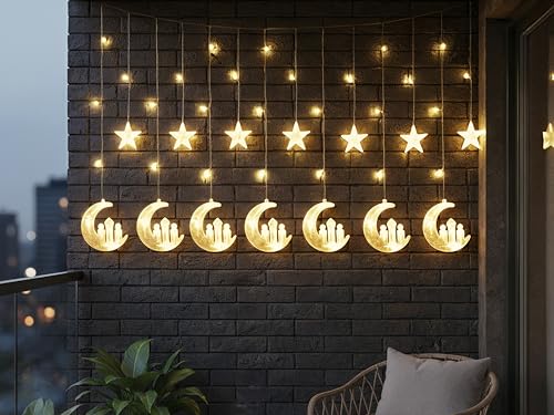 OLEEK Ramadan Lights Decorations - Ramadan Decorations for Home 2026 - Ramadan Decoration Lights - Ramadan Gifts for Kids - Ramadan Decor - Ramadan String Lights زينه رمضان - Ramadan led Lights - style: 2026 Special Edition
