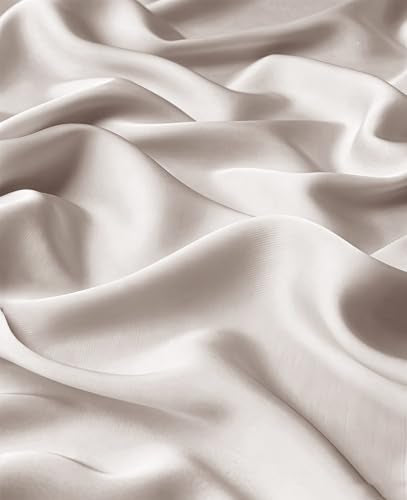 Lina & Lily Luxury Satin Hijab Head Scarf Shawl Wrap for Muslim Women Extra Long - color: Light Mink