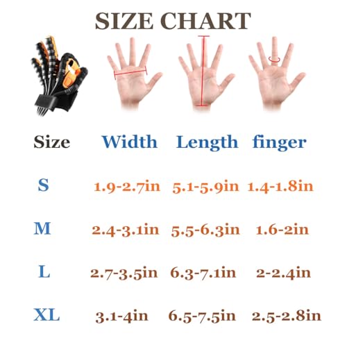8th Generation Robotic Hand Glove For Stroke Rehab,Stroke Therapy Equipment For Adults, Hand Exercisers For Therapy, 4 Modes, Adjustable Intensity, Touch Panel. - size: Right Hand, Size-M