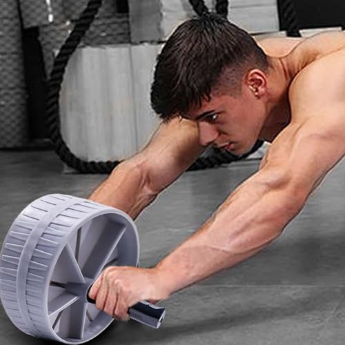 Wheel Roller Core Exercise Roller, Core Strength Training Equipment, Ab Exercise Roller Exercise Equipment with Comfortable Handle for Gym Body Fitness & Strength, Achieve Toned Core Muscles