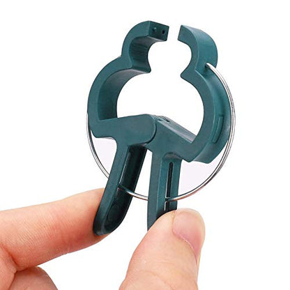 40 PCS Plant Clips Garden Clips for Tomato Cage, Tomatoes Clips Plant Support Clips for Bamboo Stakes, Climbing Plants, Vines, Gentle Plant & Flower Trellis Clips for Plant Stalks, Stems