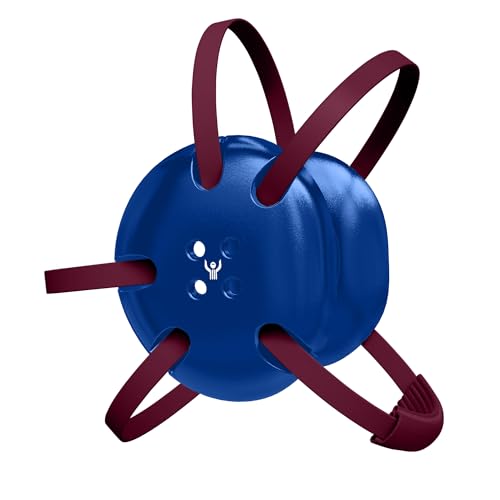 Great Call Athletics | Wrestling Classic Headgear | Earguard Adult Grappling Head Gear | Adjustable Ear Guards Maroon Straps - style: Royal Blue w/ Maroon Straps