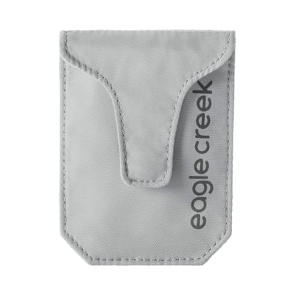 Eagle Creek Undercover RFID Hidden Pocket – Travel Security Pouch with RFID Blocking – Lightweight, Wear Under Clothing – Zippered Passport & Card Holder – Storm Grey - color: Grey
