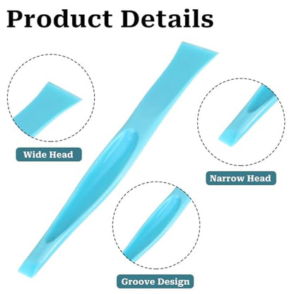 2 in 1 Plastic Scraper Tool,Multi-purpose No-Scratch Scraping Tools Small Scraper Cleaning Tool for Removing Oil Stains, Dirt, Paint, Sticker Remover(3 Pack)