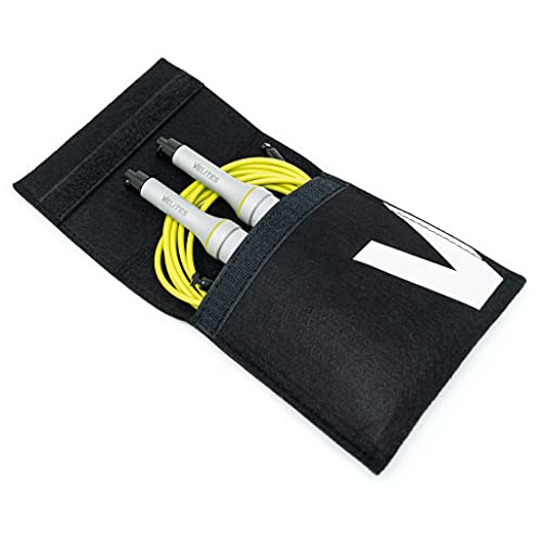 Velites - Earth 2.0 Jump Rope - Official CrossFit® Games Rope - Professional Aluminum Speed Rope for Double Unders, Fitness & Boxing - Includes 4mm Cable & Carrying Bag - - color: Silver