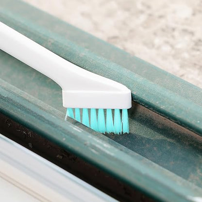 Cleaning Brush Set for Household Use 8pcs Crevice Cleaning Tool Kit with Bottle Cleaner and Window Track Brush for Small Spaces
