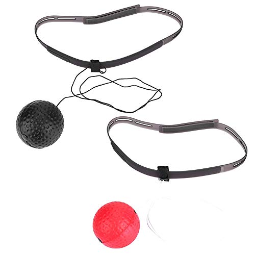 Demeras MMA Speed Training Ball Boxing Reflex Ball with Headband Upgraded Boxing Reflex Ball for Reflex Speed Training
