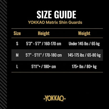 YOKKAO Matrix Muay Thai Kickboxing MMA Shin Guards with Knee Guards - color: Matrix Red, size: Large