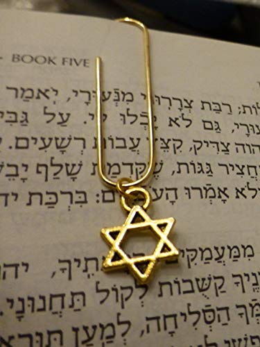 3 Bookmarks Page Finders Star Of David Jewish Star