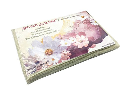 YOUR SMILE Silk Like Scarf Women's Fashion Pattern Large Square Satin Headscarf Headdress - color: 131
