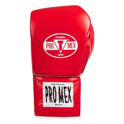 Title Boxing Pro Mex Professional Edge Lace Training/Sparring Boxing Gloves - color: Red, size: 18 oz