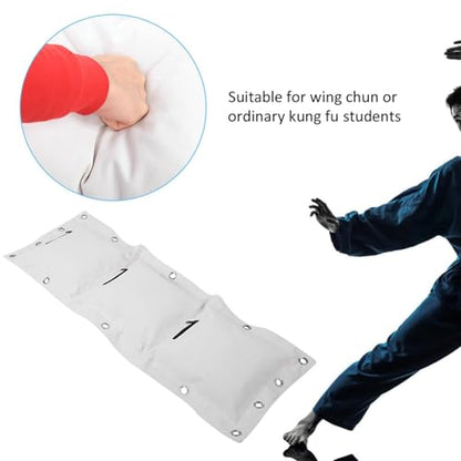 Wall Punching Bag, Sand Bag Wing Chun Kung Fu Wall Bag Kick Boxing Striking Canvas Punch Bag Empty Striking Sand Bag for Sanda Training - size: Large