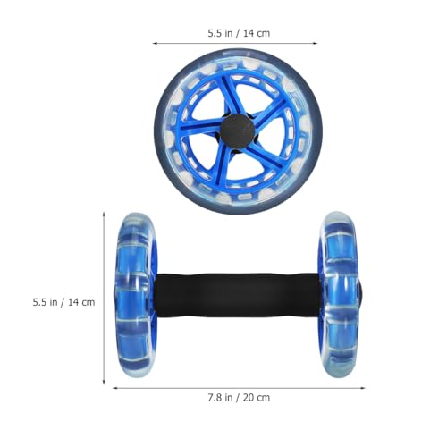 Toddmomy Ab Wheel Roller For Core Workout, Ab Roller Fitness Exercise Wheel Devices Abdominal Trainer for Men Women Core Strength Training Home Gym Fitness Equipment