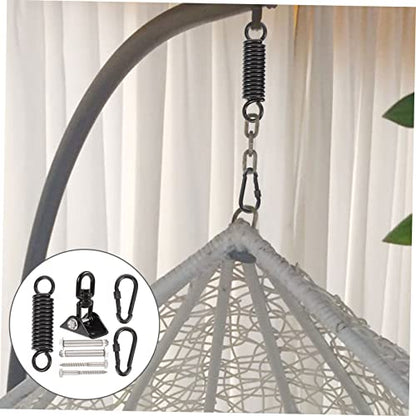 VICASKY Stainless Steel Heavy Bag Mount Suspension Hook Set for Boxing Swing and Hammock Shock Absorbing Spring Design Heavy Duty Bracket for Outdoor and Home Gym