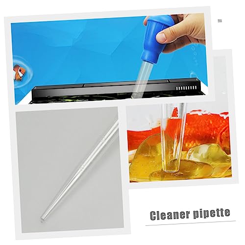 Hemoton 3pcs Aquarium Clean Pipettes Convenient Water Changer Dropper Scale for Siphoning Fish Tank Waste and Debris for Jellyfish Feeding