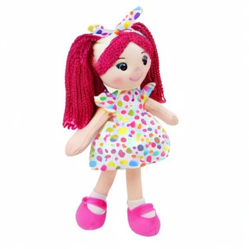 June Garden 23" Snuggle Cuties Sophie - Soft Cuddly Plush Doll Gift for Girls - Huggable Rag Doll - Pink XL - color: Pink Sophie, size: X-Large