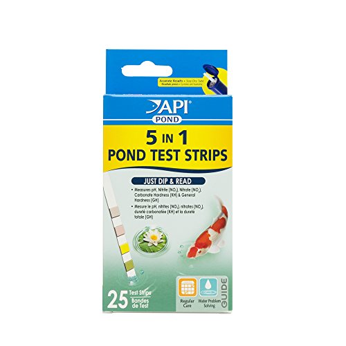API POND 5 IN 1 POND TEST STRIPS Pond Water Test Strips 25-Count - style: Test Strips